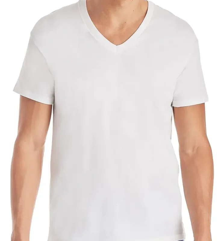 Franela Hanes Tipo V Comfortsoft Para Hombre