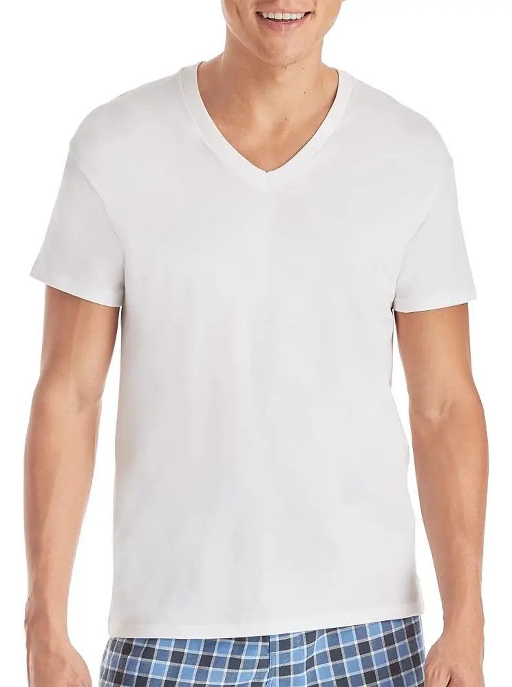 Franela Hanes Tipo V Comfortsoft Para Hombre