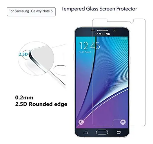 Protector De Pantalla 9h Para Samsung Galaxy Note 5 - Imagen 3