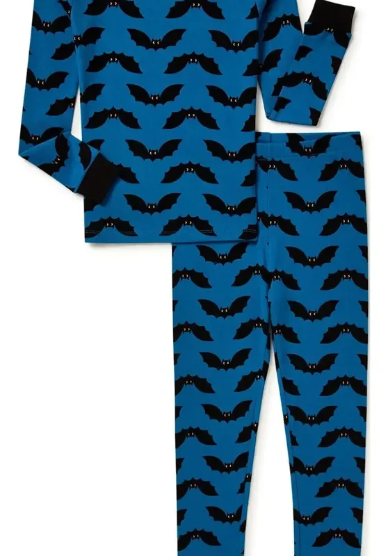 Conjunto De Pijama De Halloween Para Niños 2pcs Manga Larga