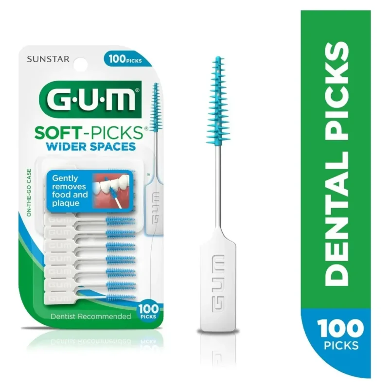 Palillos Dentales Gum Soft-picks Cerdas Flexibles 100 Piezas