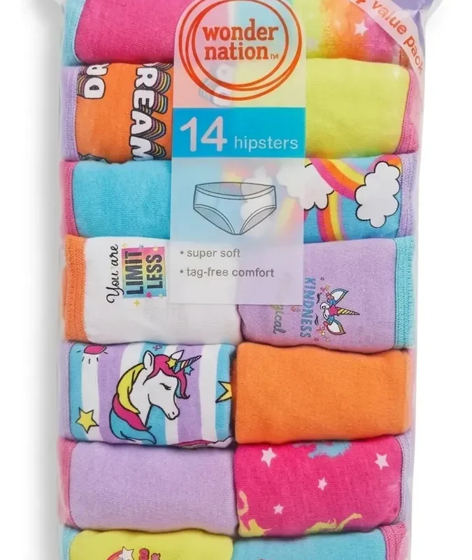 ntaletas Wonder Nation Original Para Niñas 14 Piezas