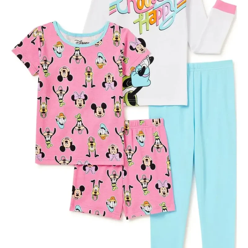 Conjunto Pijama 2pcs De Minnie De Disney Original Para Niñas - Disney