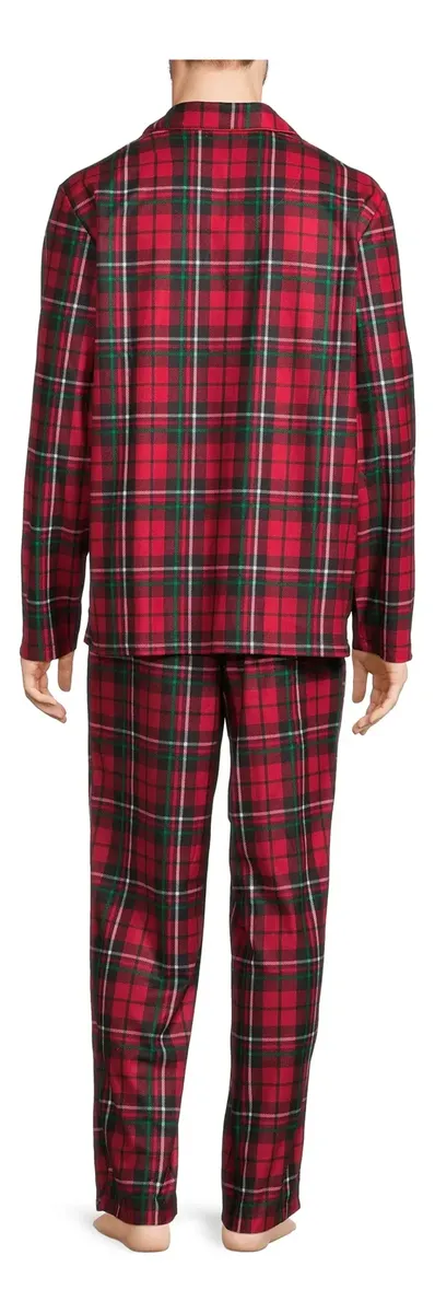 Conjunto De Pijama Navideña Para Hombre Marca George, Xl - Imagen 2