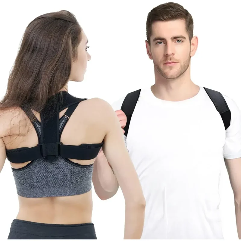 Corrector De Postura Unisex Ajustable para Dolor Lumbar y Cuello