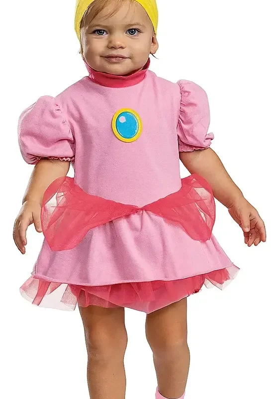 Disfraz De Princesa Original Peach Para Niñas 12-18 Meses - Disguise