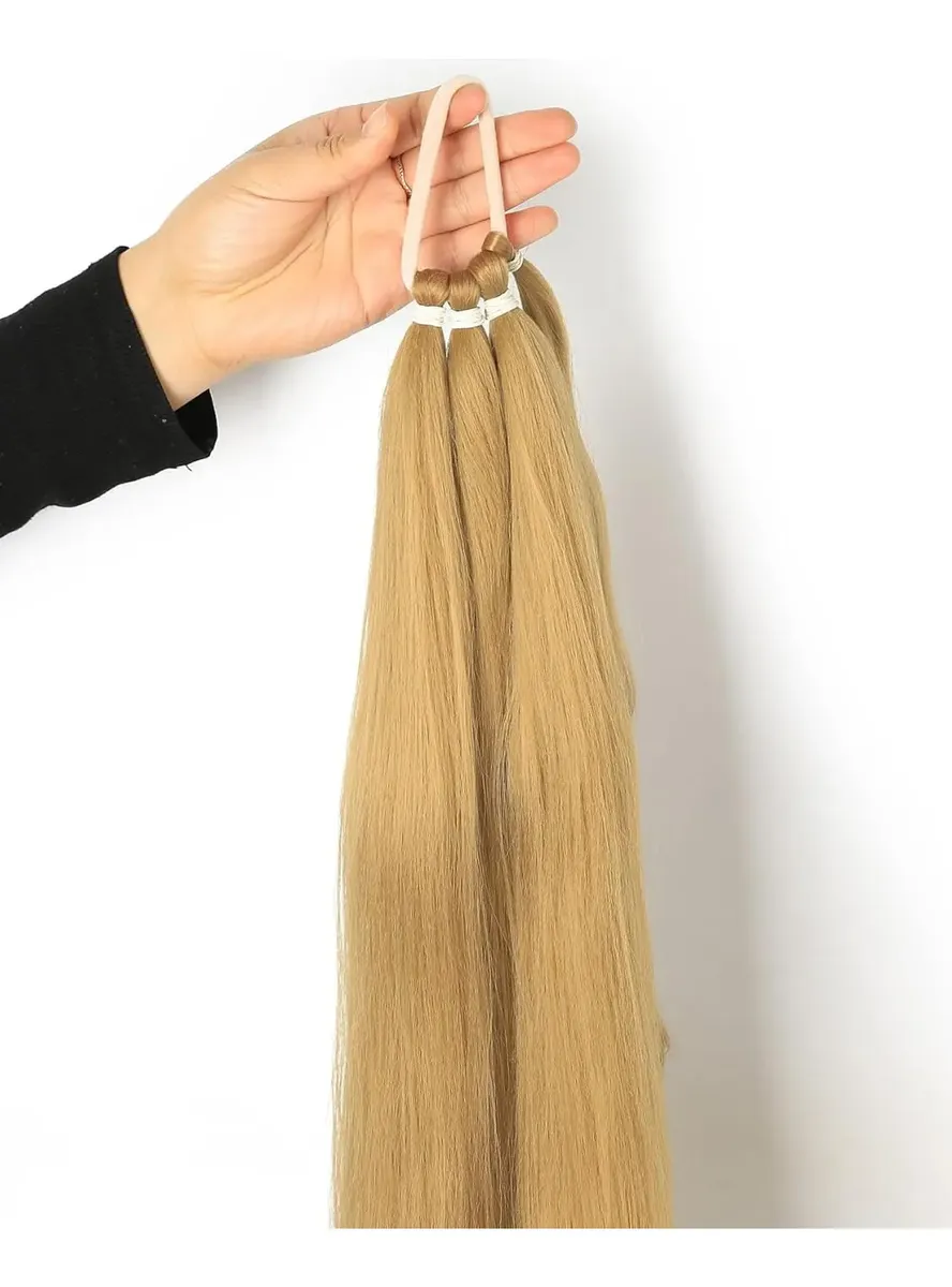 Extensión De Cabello Trenzado 3 En 1 Coleta Larga 76cm - Imagen 4