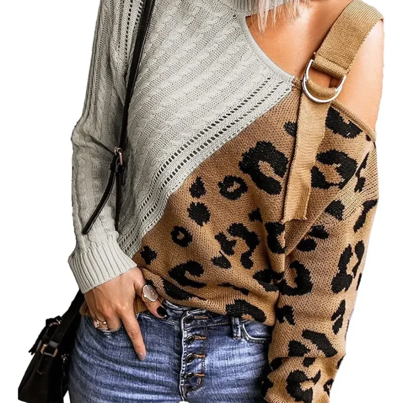 Suéter Cuello Alto Para Mujer Manga Larga
