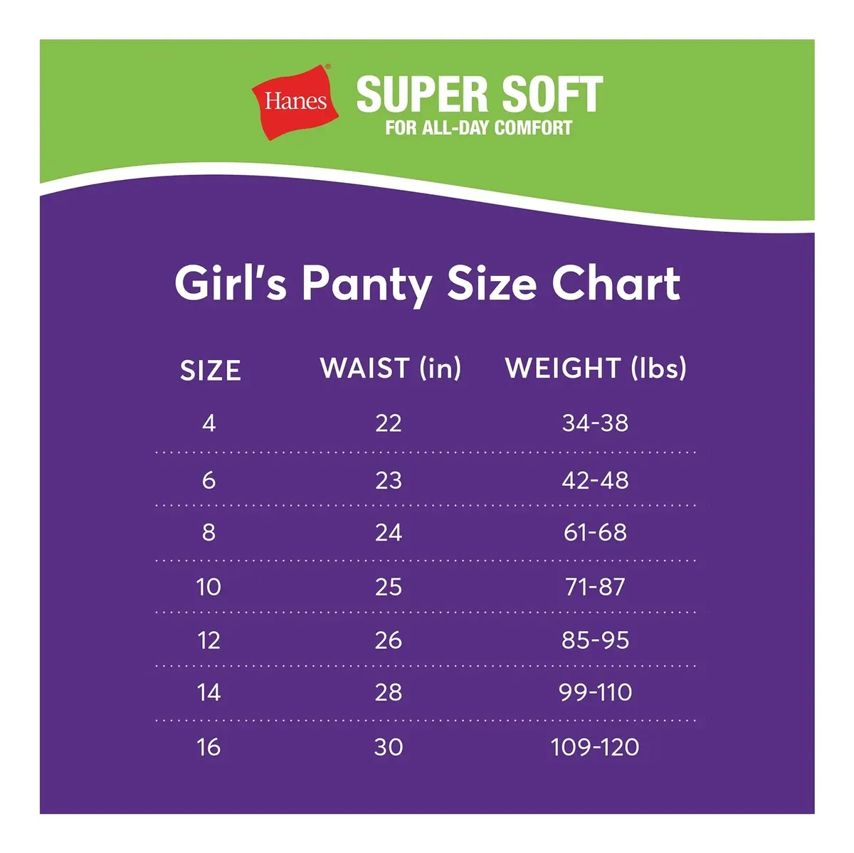 Pantaletas Panties Hanes Para Niñas Original Algodon 14 Pack - Imagen 5