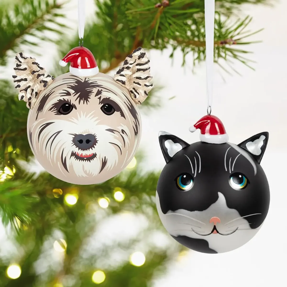 Adornos Navideños De Perro Perritos Para Árboles De Navidad - Imagen 2