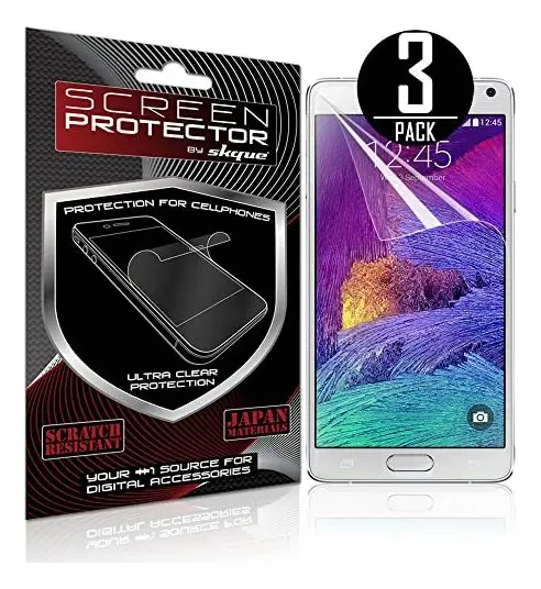 Pack 3 Protectores De Pantalla Para Samsung Galaxy Note 4