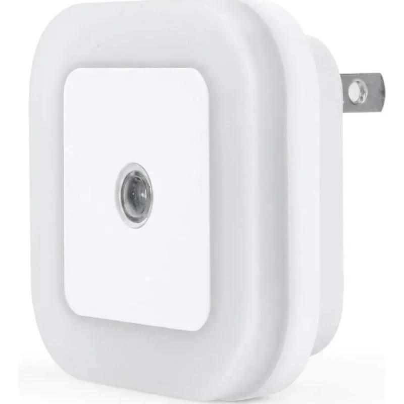 Luz Led De Noche Sensor Oscuridad Para Pasillos 0.5w Blanca