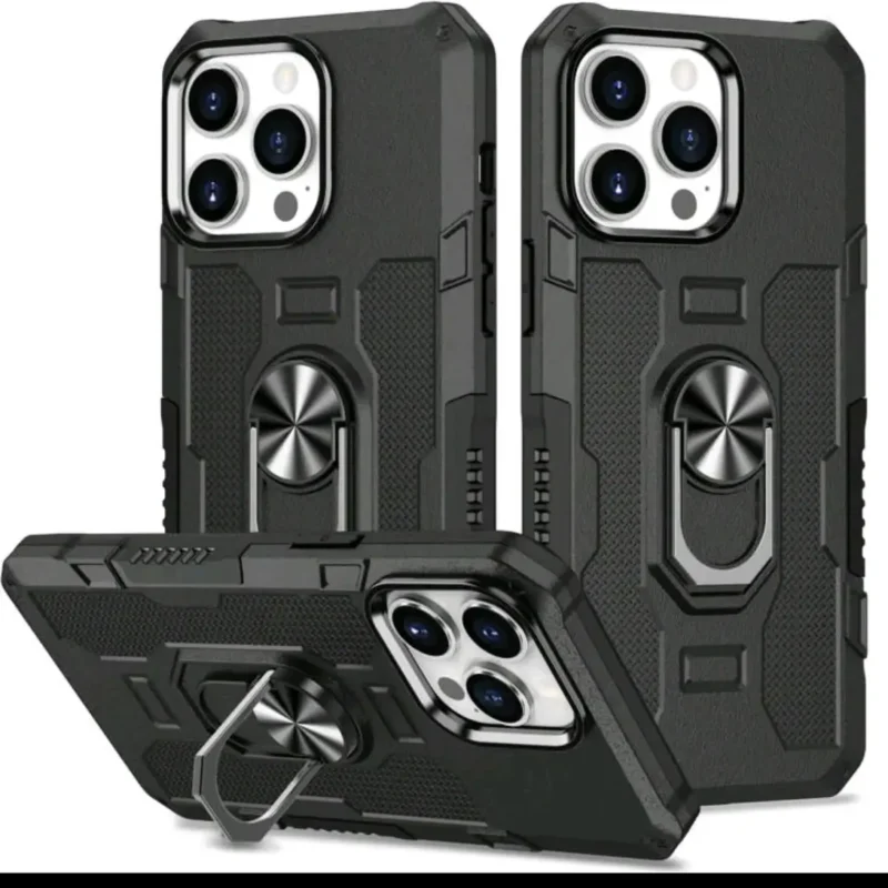 Forro Antigolpes Con Anillo Para Xiaomi Redmi Note 9s