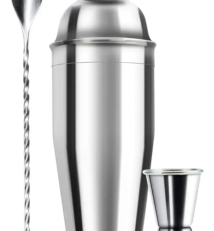 Juego De Coctelera De Bartender Mezclador Acero Inoxidable