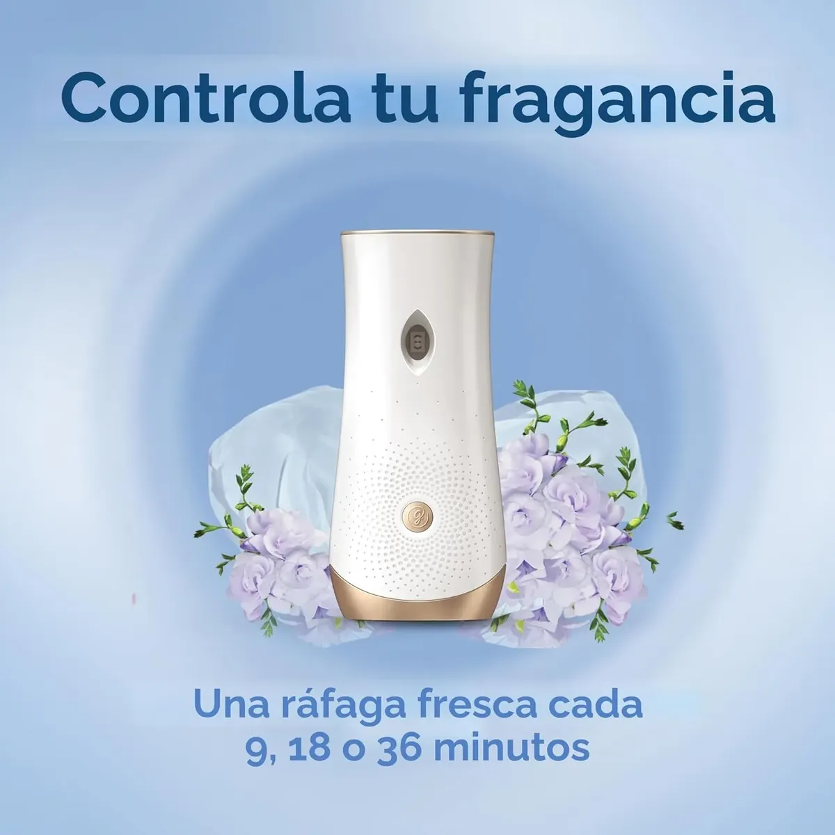 Kit Ambientador Glade Spray Aparato Y Repuesto - Clean Linen - Imagen 2
