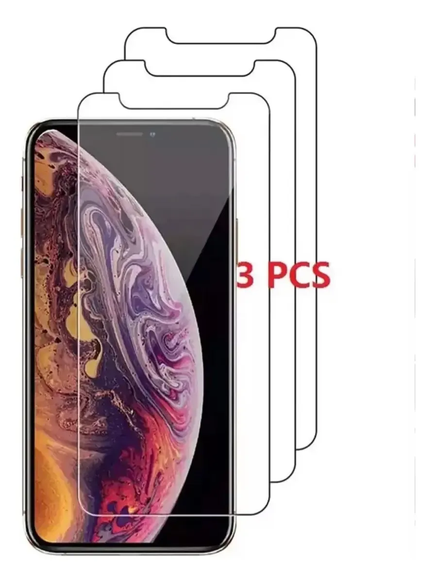 Protector Vidrio Templado Para iPhone 14 Pro - 9h - Pack De 3