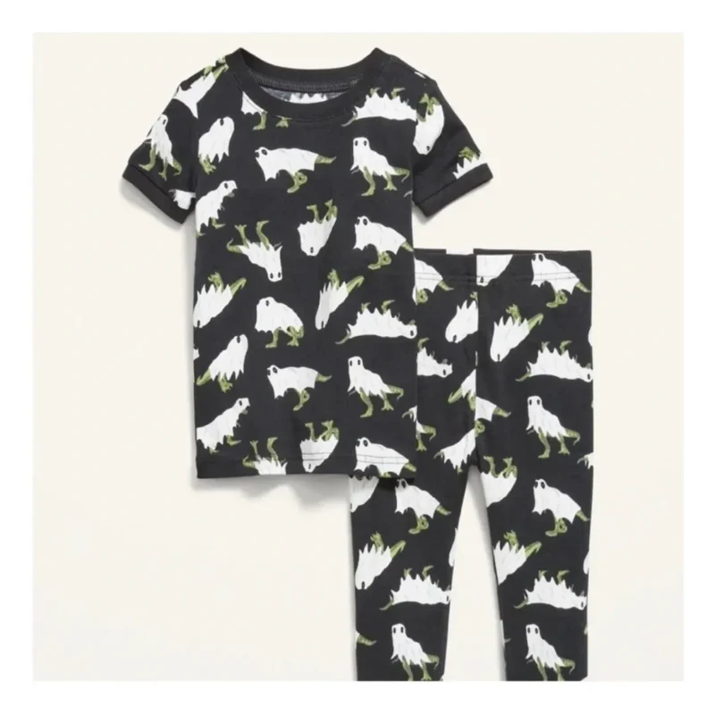 Conjunto De 2pcs Pijama De Aguacate Para Halloween Unisex