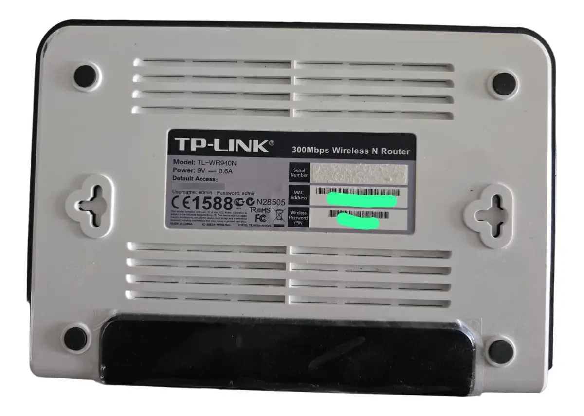 Router Tp-link Wr940n Version 2.1 300mbps Wireless N Wps (Usado) - Imagen 4